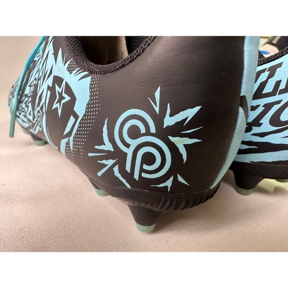 Puma Tacto II CP FG AG Soccer Cleats Blue Black Christian Pulisic Kids Size 3 - Picture 8 of 16